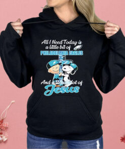 Snoopy And Charlie Brown All I Need Is Today Philadelphia Eagles Shirt