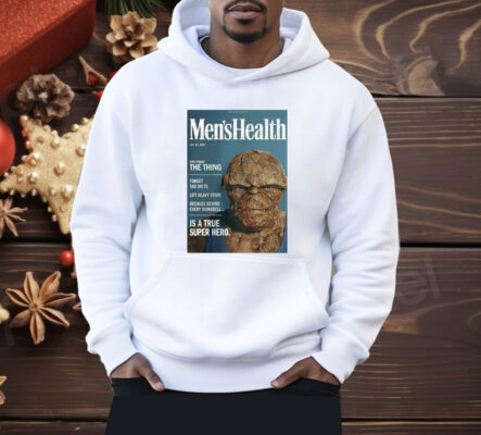 The Thing Men’s Health Magazine Parody July 2025 Marvel Superhero Wall Art for Gym Lovers Shirt