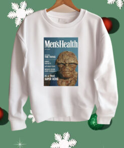 The Thing Men’s Health Magazine Parody July 2025 Marvel Superhero Wall Art for Gym Lovers Shirt