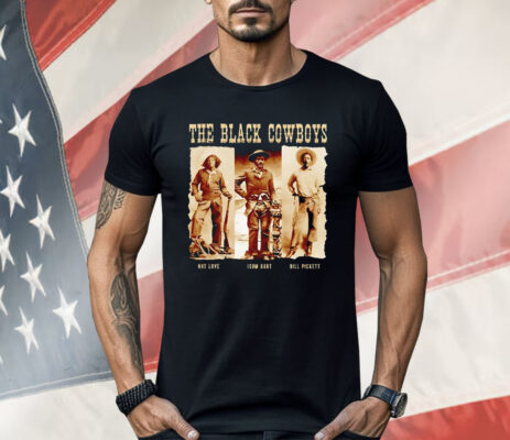 The Black Cowboys Western Rodeo Melanin Black History Shirt