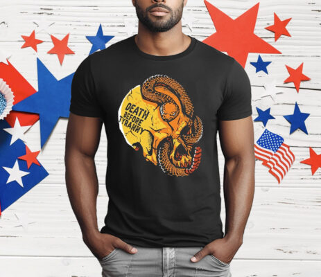 Venom & Valor Death Before Tyranny Skull Snake T-Shirt