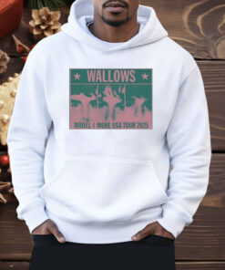 Wallows Model And More USA Tour 2025 Colorblock Faces Shirt