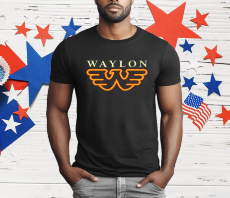 Waylon Jennings Silver Flying T-Shirt