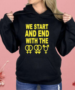 We Start And End With The LGBTQIA Shirt