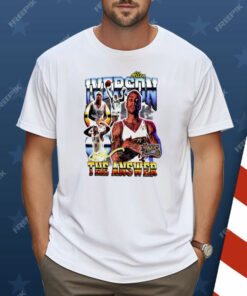 Allen Lverson Philadelphia 76ers Hardwood Classics Commemorative Player Collage Shirt