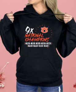 Auburn Football Nine Time National Champions Shirt