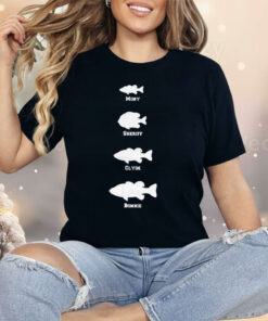 BamaBass Moby Sheriff Clyde Bonnie Fish Shirt