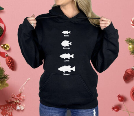 BamaBass Moby Sheriff Clyde Bonnie Fish Shirt
