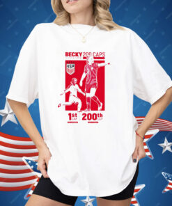 Becky Sauerbrunn 200th Cap Celebration Shirt