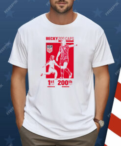 Becky Sauerbrunn 200th Cap Celebration Shirt