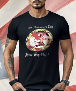Black Sabbath World Tour 1978 10th Anniversary Never Say Day Shirt
