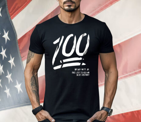 Bobby Witt Jr Fastest To 100 HR In KC History Shirt