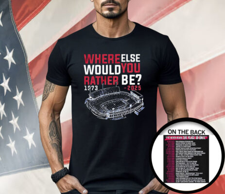 Buffalo Bills Where Else Would You Rather Be 1973–2025 Shirt