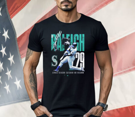 Cal Raleigh Seattle Mariners Single Season Catcher Home Run Record Shirt