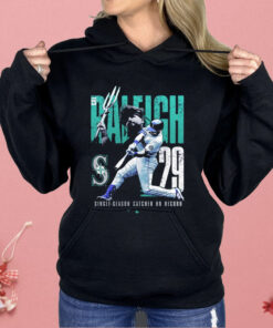 Cal Raleigh Seattle Mariners Single Season Catcher Home Run Record Shirt