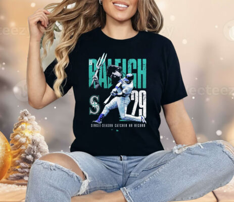 Cal Raleigh Seattle Mariners Single Season Catcher Home Run Record Shirt