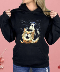 Cat Selfie UFO Abduction Shirt