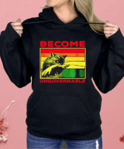 Cat Biting Hand Become Ungovernable Vintage Shirt