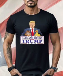 Cats And Ducks For Trump 2024 Shirt