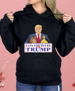 Cats And Ducks For Trump 2024 Shirt