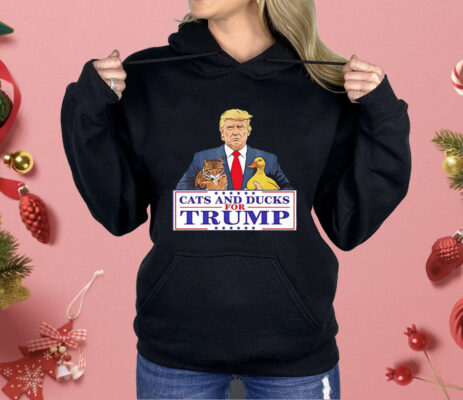 Cats And Ducks For Trump 2024 Shirt