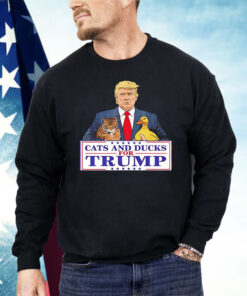 Cats And Ducks For Trump 2024 Shirt
