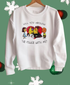 Charlie Brown and Lucy Will You Abolish the Police With Me Shirt