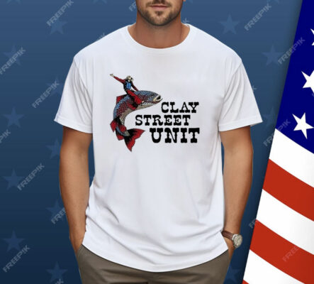 Clay Street Unit Driving Fish Shirt