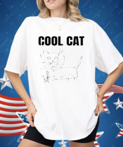 Cool Cat And Skateboard Shirt