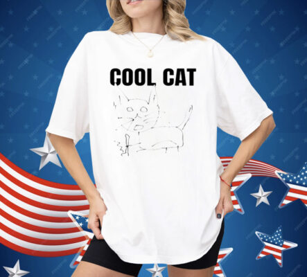 Cool Cat And Skateboard Shirt
