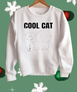 Cool Cat And Skateboard Shirt