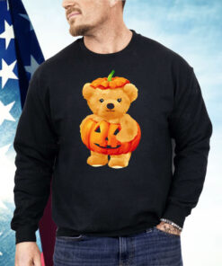 Cool Pumpkin And Teddy Bear For Halloween Shirt