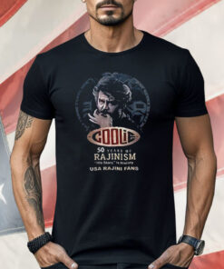 Coolie 50 Years of Rajinism His Story USA Rajini Fans Shirt