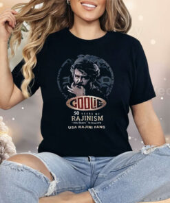 Coolie 50 Years of Rajinism His Story USA Rajini Fans Shirt