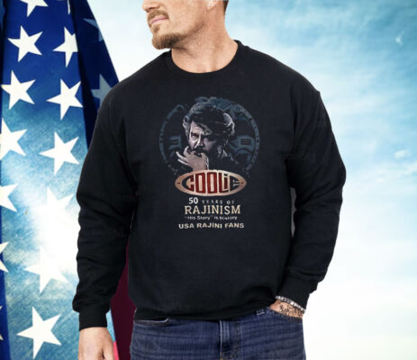 Coolie 50 Years of Rajinism His Story USA Rajini Fans Shirt