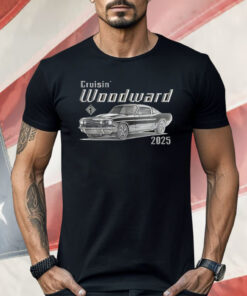 Cruisin Woodward Black And White 2025 Shirt