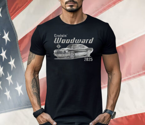 Cruisin Woodward Black And White 2025 Shirt