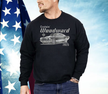 Cruisin Woodward Black And White 2025 Shirt