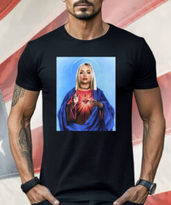 Dominik Wearing Santa Olivia Shirt