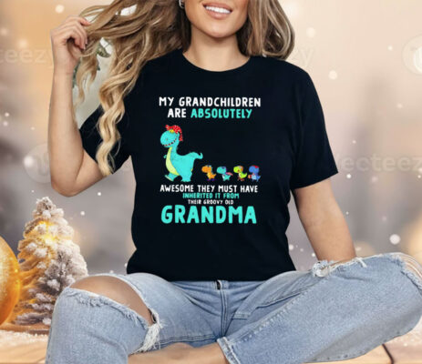 Dragon My Grandchildren Are Absolutely Awesome They Must Have Inherited It From Their Groovy Old Grandma Shirt 