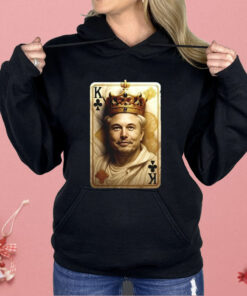Elon Musk The King Card Shirt
