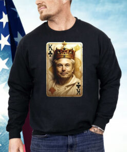 Elon Musk The King Card Shirt