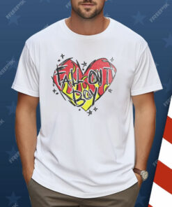 Fall Out Boy Merch Store Scratch Heart Shirt