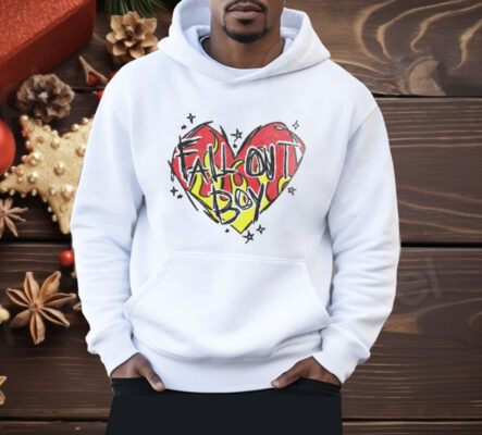 Fall Out Boy Merch Store Scratch Heart Shirt