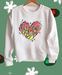 Fall Out Boy Merch Store Scratch Heart Shirt