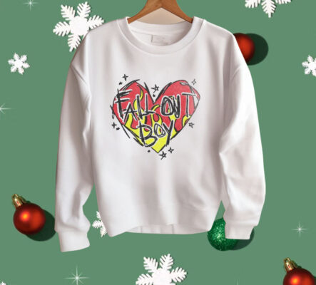 Fall Out Boy Merch Store Scratch Heart Shirt