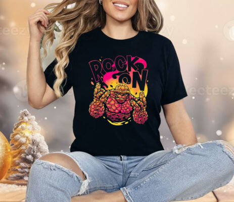 Fantastic Four Ben Grimm Rock On Shirt