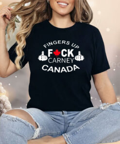 Fingers Up Fuck Carney Canada Shirt