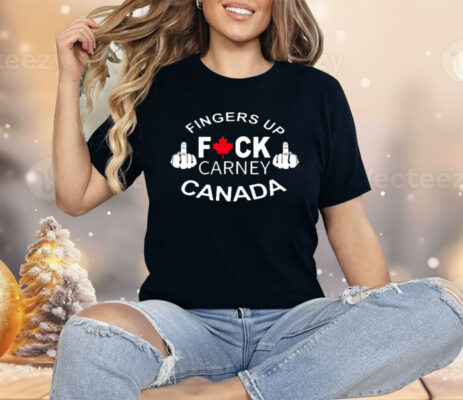 Fingers Up Fuck Carney Canada Shirt