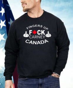 Fingers Up Fuck Carney Canada Shirt